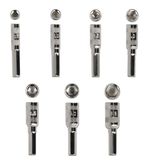 DELOCK σετ κατσαβιδιών 90551, hexagonal 2.5 - 5.5mm, 8τμχ - Image 3