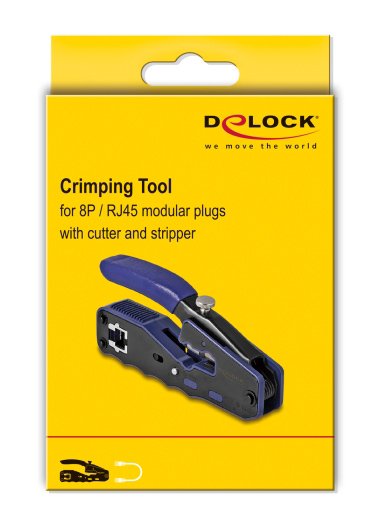 DELOCK πρέσα ακροδεκτών 90577 για καλώδια δικτύου RJ45/8P, με 2 λεπίδες - Image 4