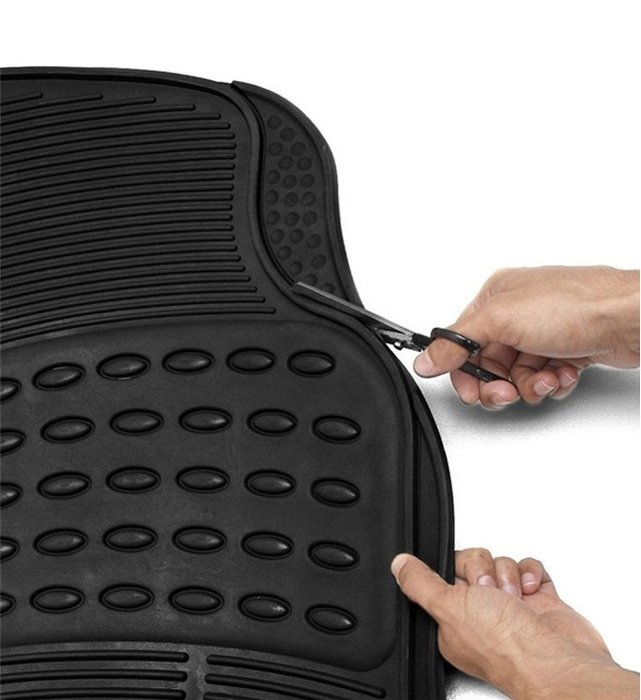 MOJE AUTO σετ πατάκια αυτοκινήτου 93-011, universal, μαύρο, 4τμχ - Image 3