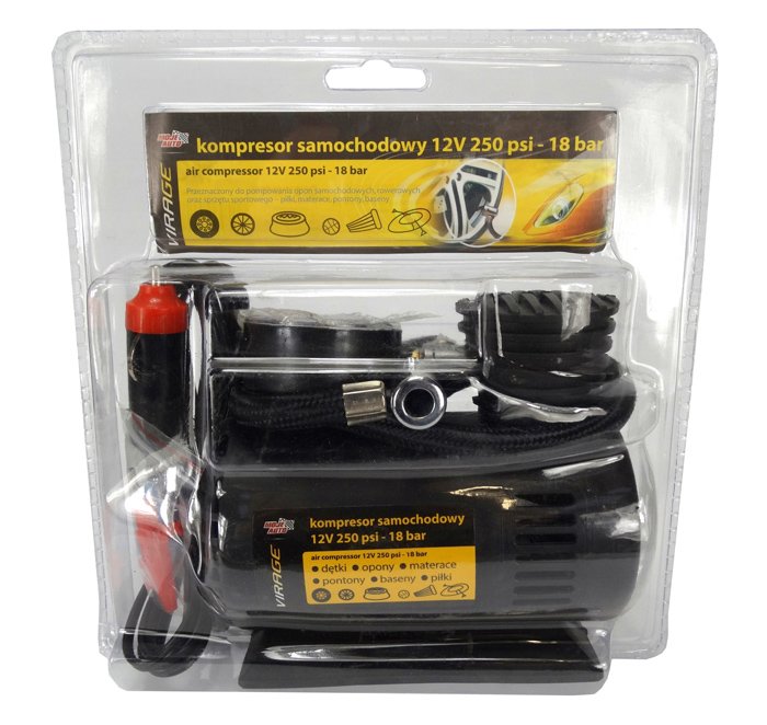 MOJE AUTO συμπιεστής αέρος αυτοκινήτου 93-015 με μανόμετρο, 12V, 250PSI - Image 2