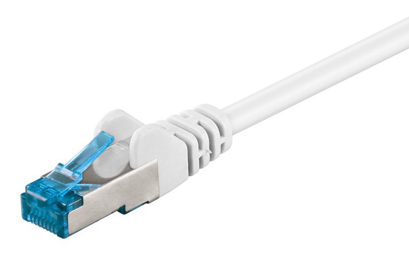 GOOBAY καλώδιο δικτύου 93667, CAT 6A S/FTP, 500 MHz, Copper, 0.5m, λευκό