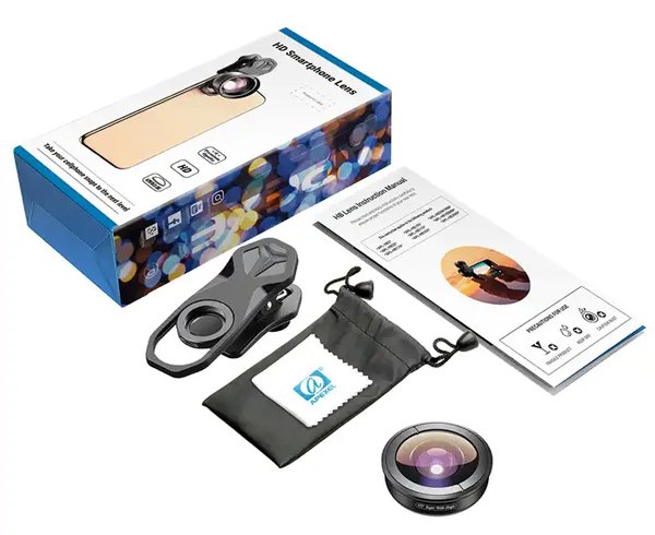APEXEL 170° ευρυγώνιος φακός APL-HB170SW για smartphone κάμερα - Image 5