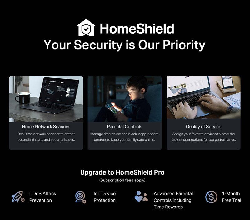 TP-LINK router Archer BE550, WiFi 7, 9214Mbps BE9300, Tri-Band, Ver. 1.0 - Image 6