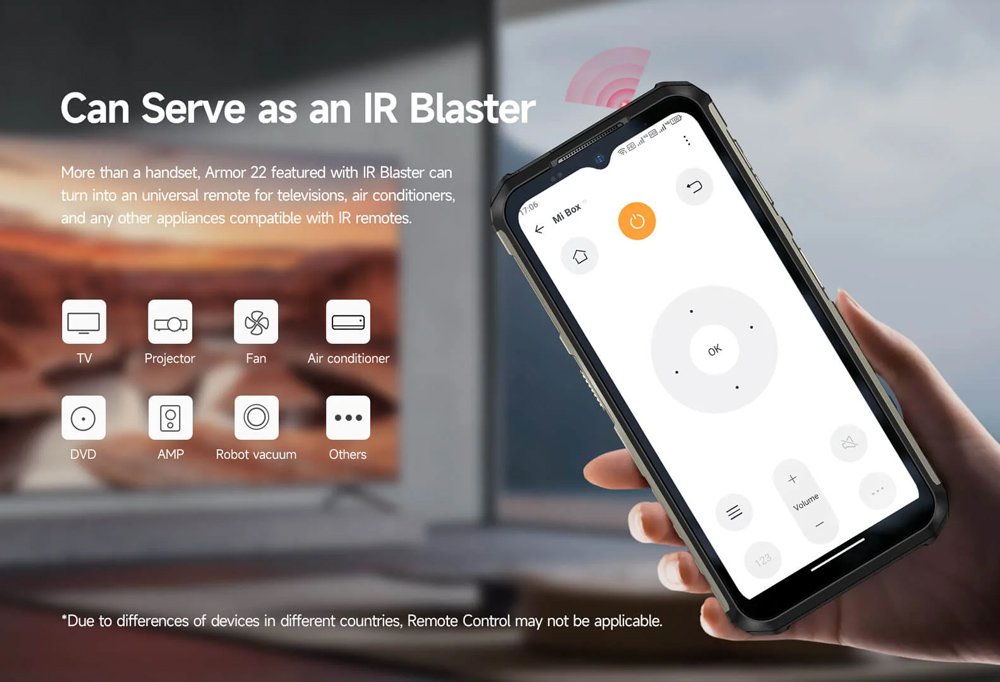 ULEFONE smartphone Armor 22, 6.58", 8/128GB, 6600mAh, IP68/IP69K, μαύρο - Image 6