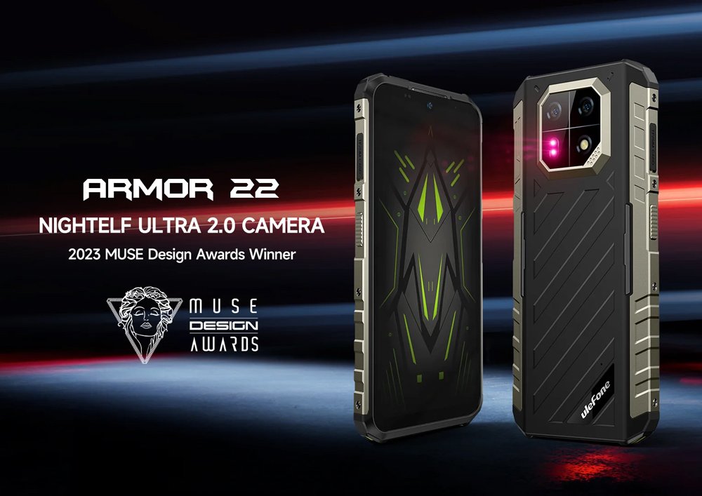 ULEFONE smartphone Armor 22, 6.58", 8/128GB, 6600mAh, IP68/IP69K, μαύρο - Image 8