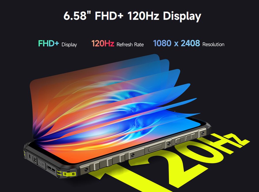 ULEFONE smartphone Armor 22, 6.58", 8/128GB, 6600mAh, IP68/IP69K, μαύρο - Image 13