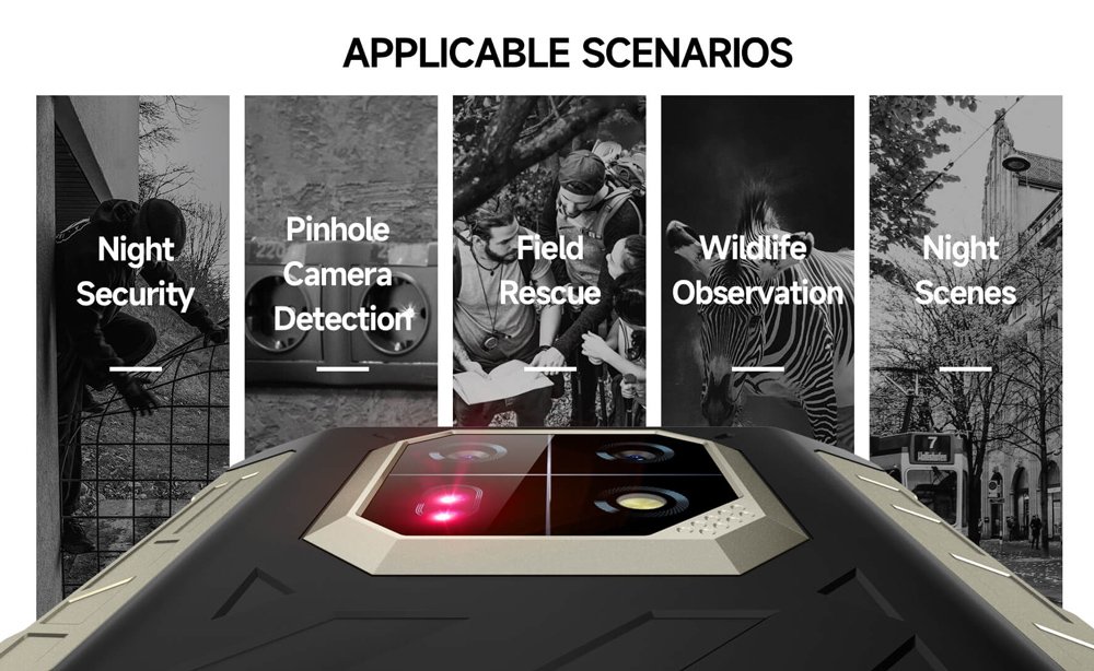 ULEFONE smartphone Armor 22, 6.58", 8/256GB, 6600mAh, IP68/IP69K, μαύρο - Image 4