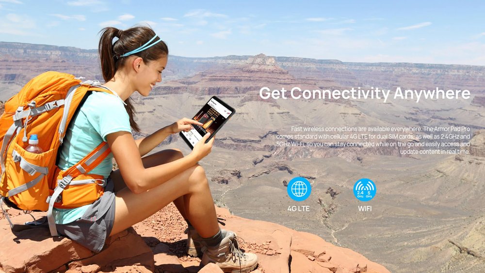 ULEFONE tablet Armor Pad Pro, 8", 8/256GB, 4G, 7650mAh, IP68/IP69K, μαύρο - Image 17