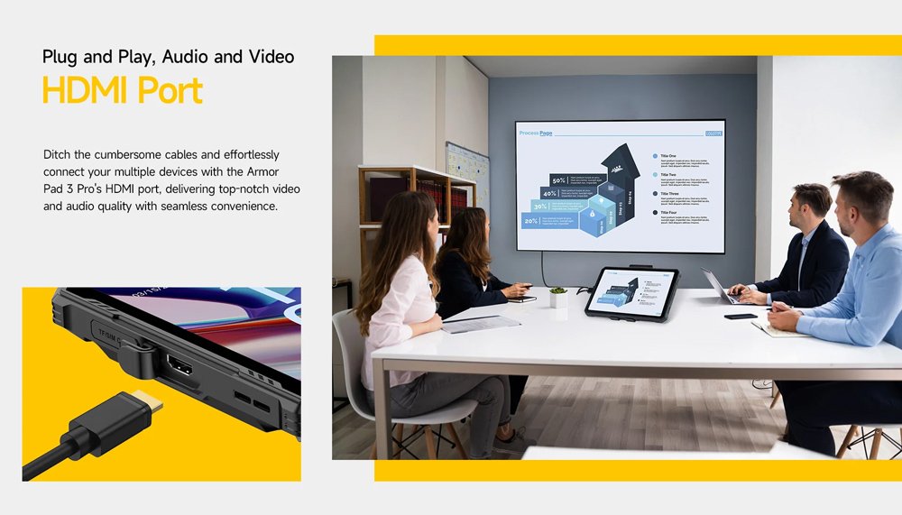 ULEFONE tablet Armor Pad 3 Pro, 10.36", 8/256GB, 33280mAh, 4G, μαύρο - Image 16