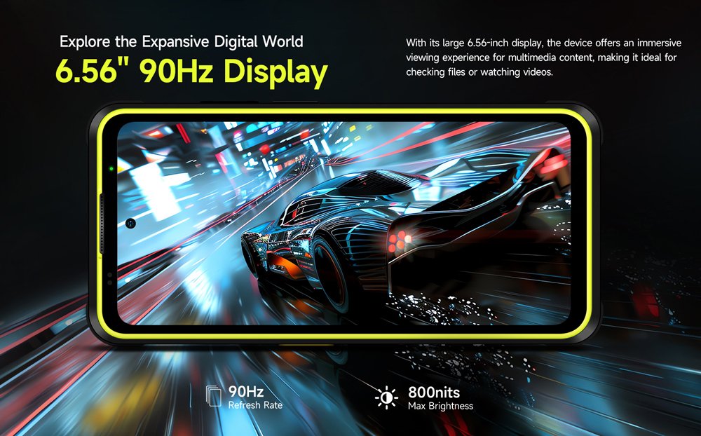 ULEFONE smartphone Armor X31, 6.56", 6/128GB, 6050mAh, IP68/IP69K, μαύρο - Image 12