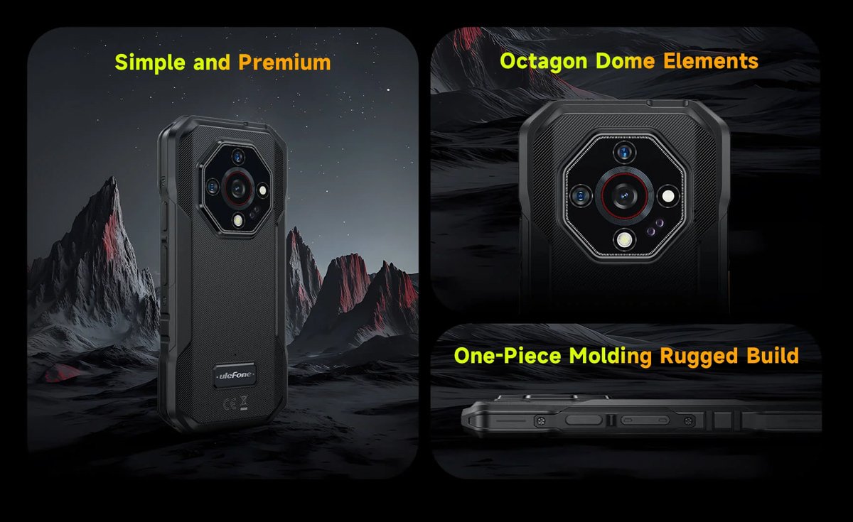 ULEFONE smartphone Armor X32, 5.65", 6/128GB, 5500mAh, IP68/IP69K, μαύρο - Image 10