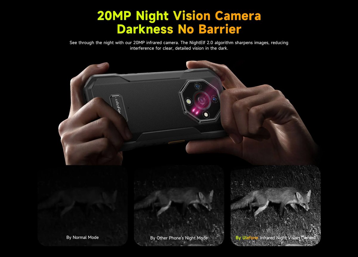 ULEFONE smartphone Armor X32, 5.65", 6/128GB, 5500mAh, IP68/IP69K, μαύρο - Image 16