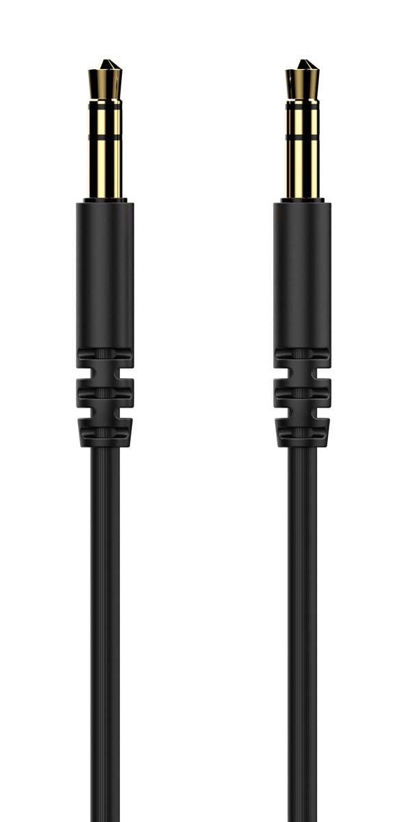 CELEBRAT καλώδιο ήχου 3.5mm AU-01, AUX, 1m, μαύρο