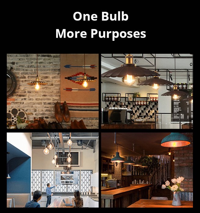 SONOFF Smart λάμπα LED Filament B02-F-A60, Wi-Fi, 7W, E27, 2200K-6500K - Image 6