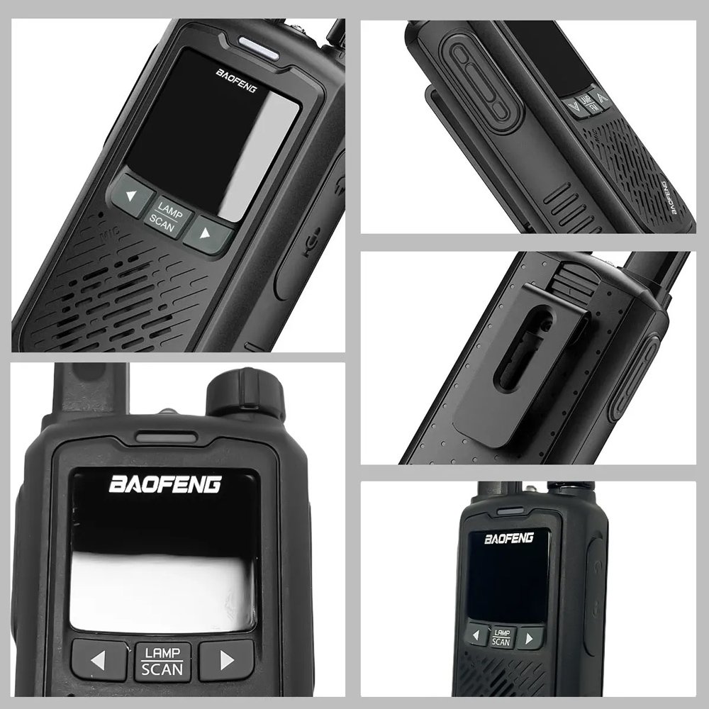 BAOFENG σετ ασύρματοι πομποδέκτες BF-T17, PMR, 0.5W, μαύρο, 2τμχ - Image 2