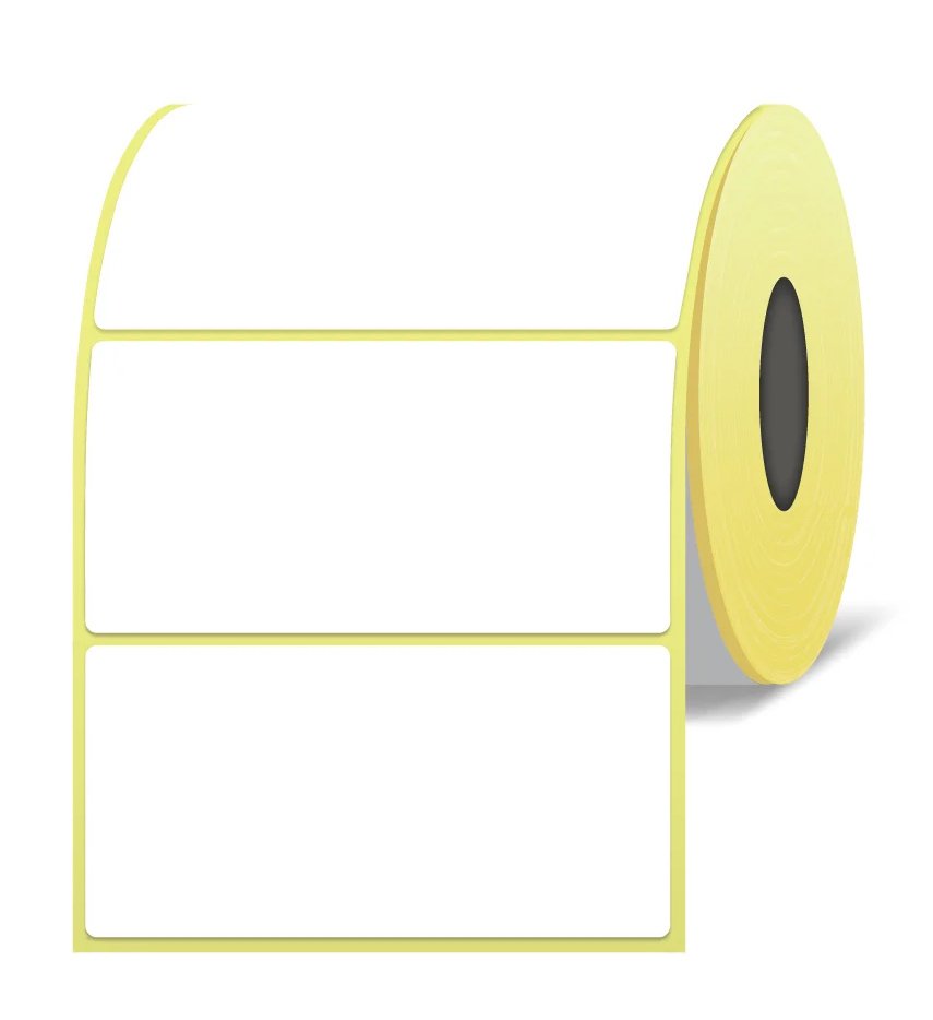 BURN OUT ρολό θερμικών αυτοκόλλητων ετικετών BO-43, 70x40mm, 700 ετικέτες, λευκό