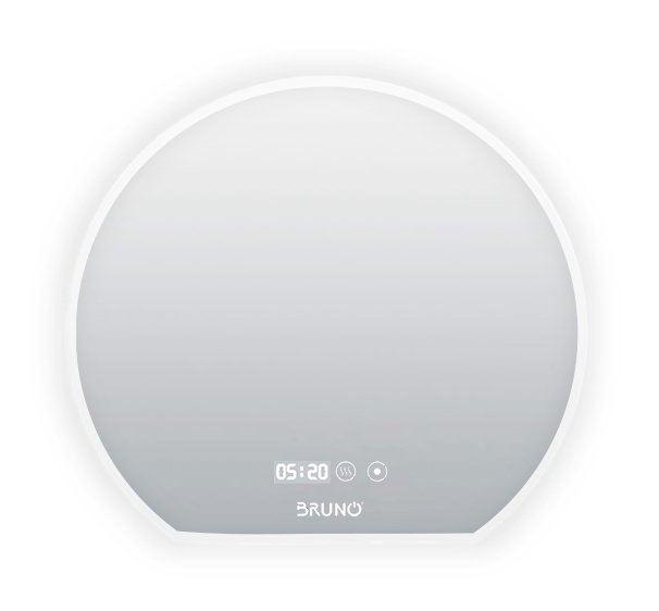 BRUNO καθρέφτης μπάνιου LED BRN-0202, ημικυκλικός, 24W, 73x80cm, IP67