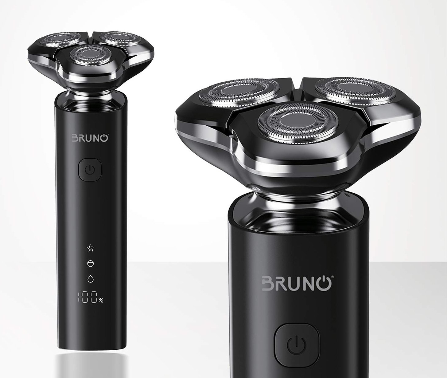 BRUNO ξυριστική μηχανή προσώπου BRN-0223, επαναφορτιζόμενη, μαύρη
