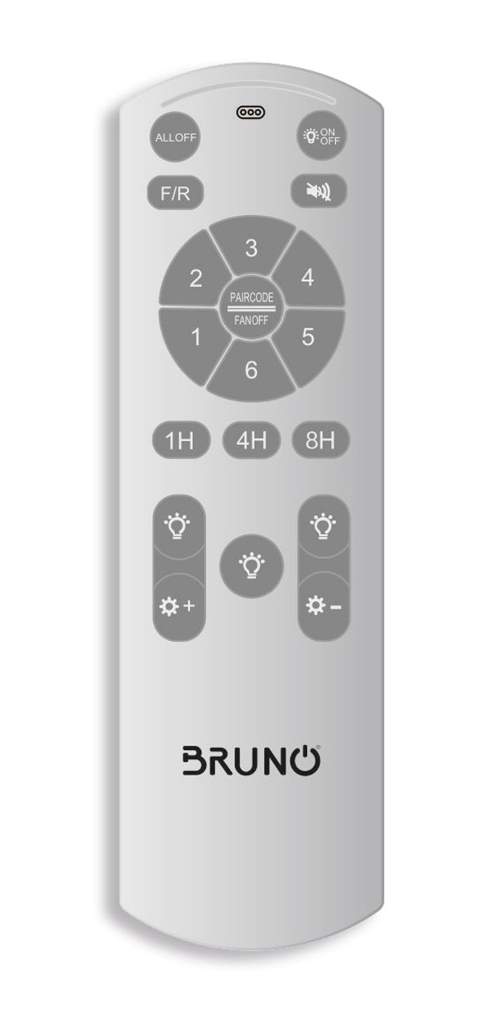 BRUNO ανεμιστήρας οροφής με LED φως BRN-0225, AC 122W, 42", Φ107x47εκ, χρυσός - Image 9