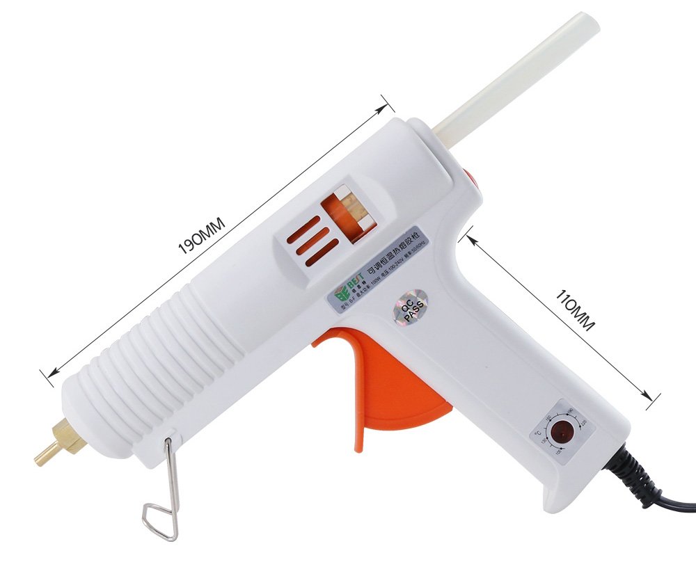 BEST πιστόλι θερμικής σιλικόνης BST-102B, 100W, ρυθμιζόμενη θερμοκρασία - Image 3