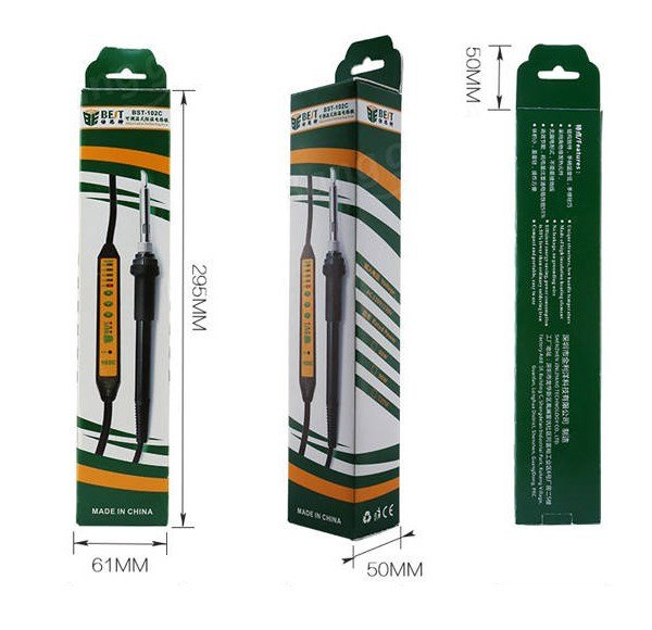 BEST κολλητήρι BST-102C, 90W/60W, 5 θέσεις θερμότητας 280-480 °C - Image 3