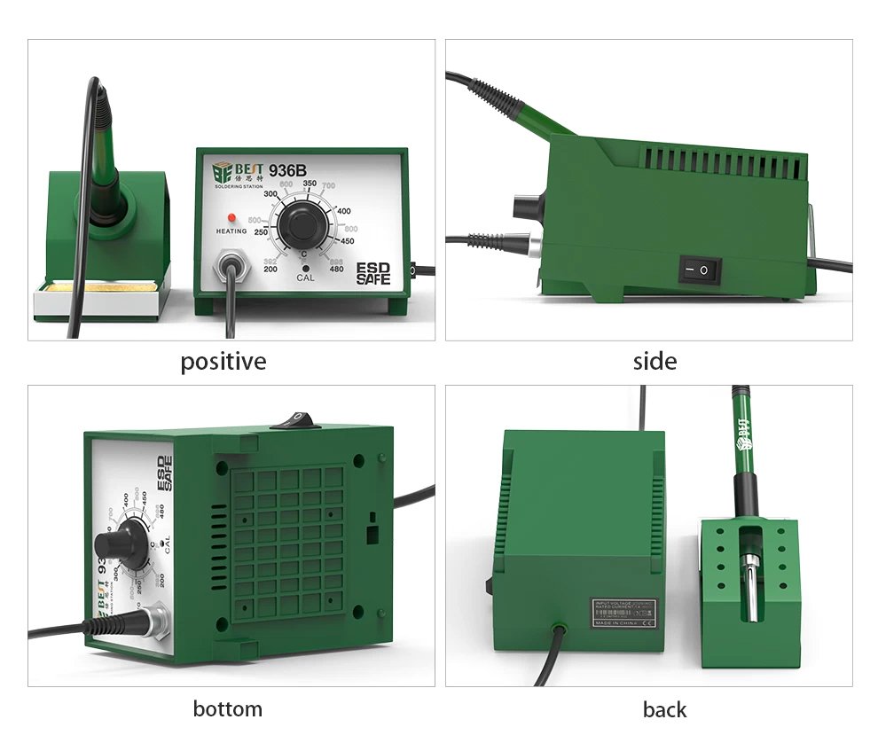 BEST σταθμός κόλλησης BST-936B με κολλητήρι, 45W, 480°C - Image 6