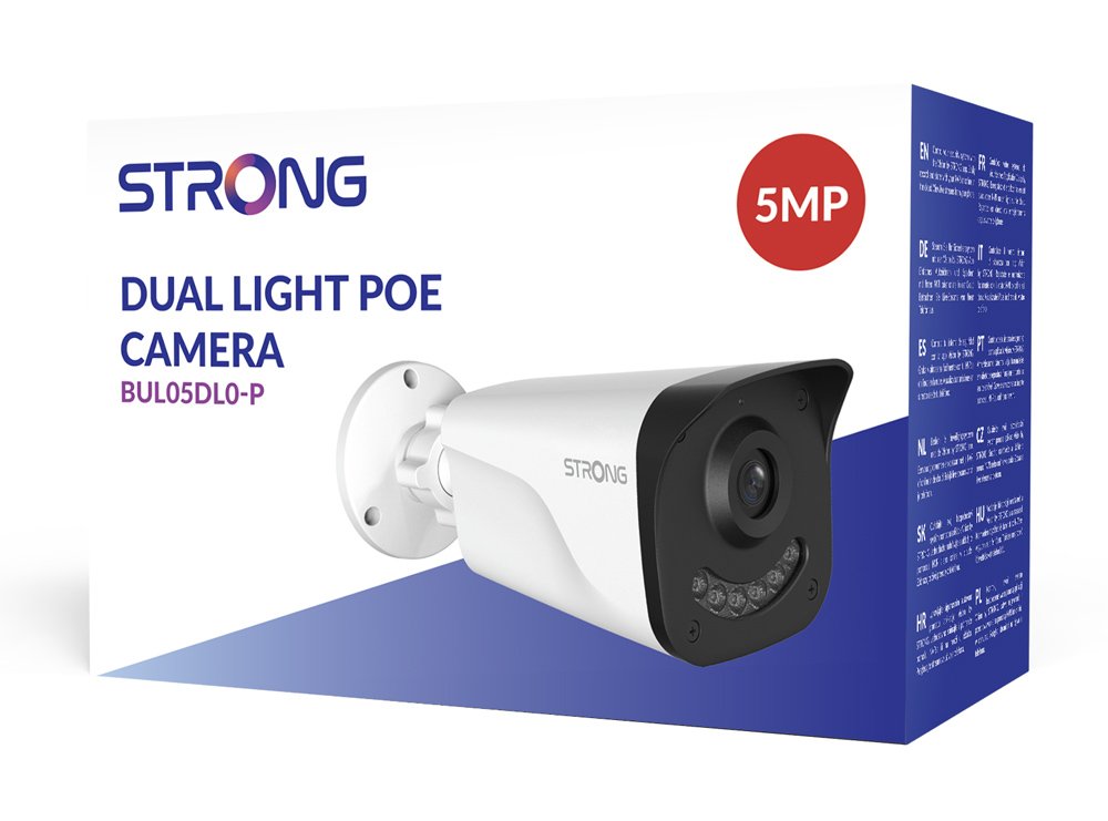 STRONG IP κάμερα BUL05DL0-P με μικρόφωνο, 5MP, 2.8mm, PoE, IP67 - Image 5