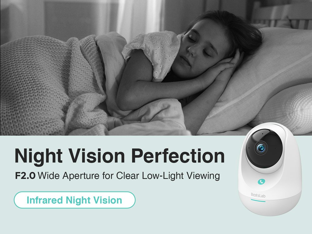 BOTSLAB smart κάμερα C213, 3MP/2K, WiFi & LAN, 360° PTZ, SD - Image 11