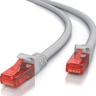 POWERTECH καλώδιο δικτύου , Cat 6 U/UTP, copper 24AWG, 2m, γκρι 2586