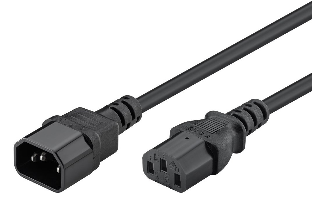 POWERTECH καλώδιο τροφοδοσίας ρεύματος προέκταση CAB-P025, 3x0.75mm², 3m