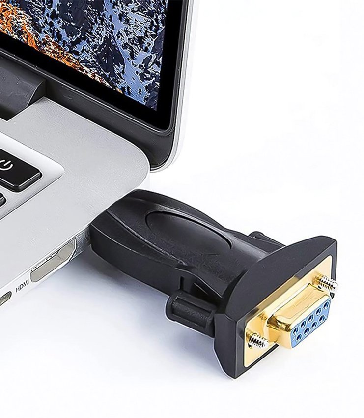 POWERTECH αντάπτορας USB 2.0 σε RS232 CAB-U152, PL2303TA, μαύρος - Image 3