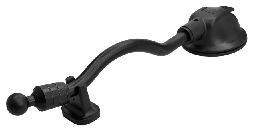 POWERTECH εύκαμπτος βραχίονας βάσης κινητού με βεντούζα CAR-0011, μαύρος