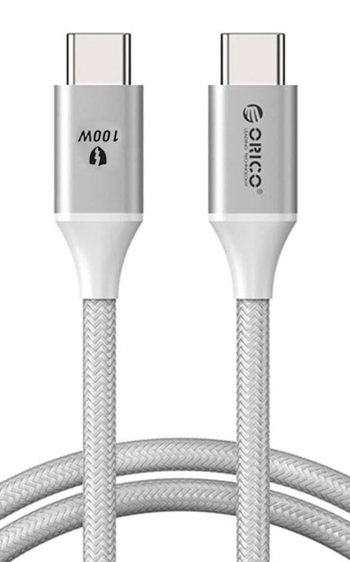 ORICO καλώδιο USB-C CDX-100CC, 100W, 480Mbps, 1m, λευκό