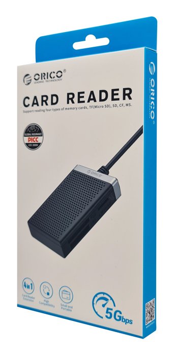 ORICO card reader CL4T-C3 για Micro SD/SD/CF/MS, USB-C, μαύρο - Image 4