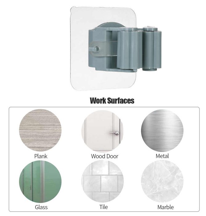 Βάση συγκράτησης αντικειμένων CLN-0027, γκρι, 2τμχ - Image 3