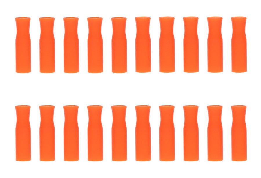 POWERTECH στόμιο σιλικόνης για μεταλλικά καλαμάκια CLN-0046, 20τμχ