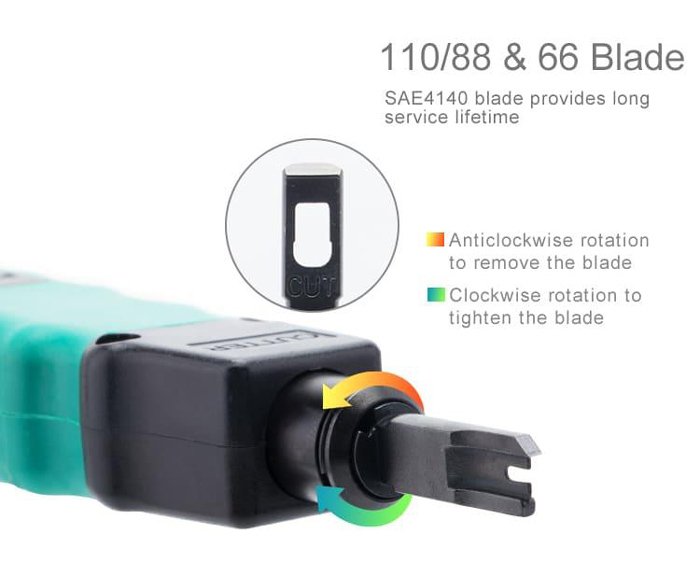 PROSKIT καρφωτικό εργαλείο συρμάτωσης τύπου KRONE CP-3148, 10/88 & 66 - Image 2