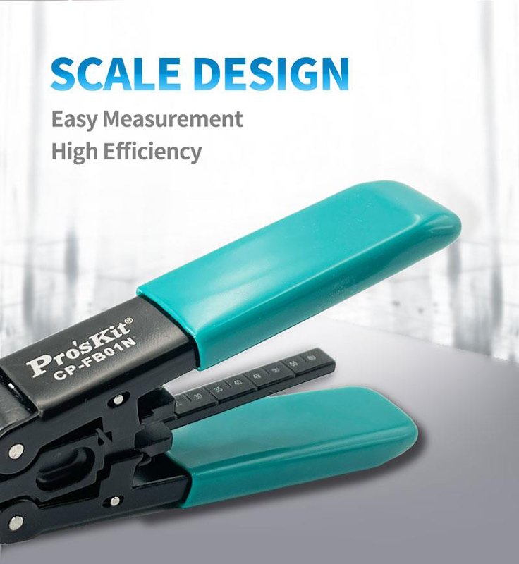 PROSKIT απογυμνωτής καλωδίων οπτικών ινών FTTH CP-FB01N, 112mm - Image 6
