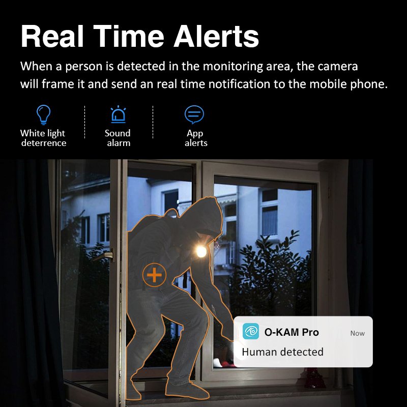 VSTARCAM smart κάμερα CS49LM με ανιχνευτή καπνού/αερίου, 3MP, WiFi, PTZ, SD - Image 4