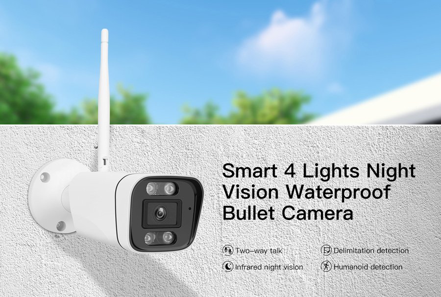 VSTARCAM smart IP κάμερα CS58, IP66, 3MP, WiFi, ανίχνευση καπνού - Image 2