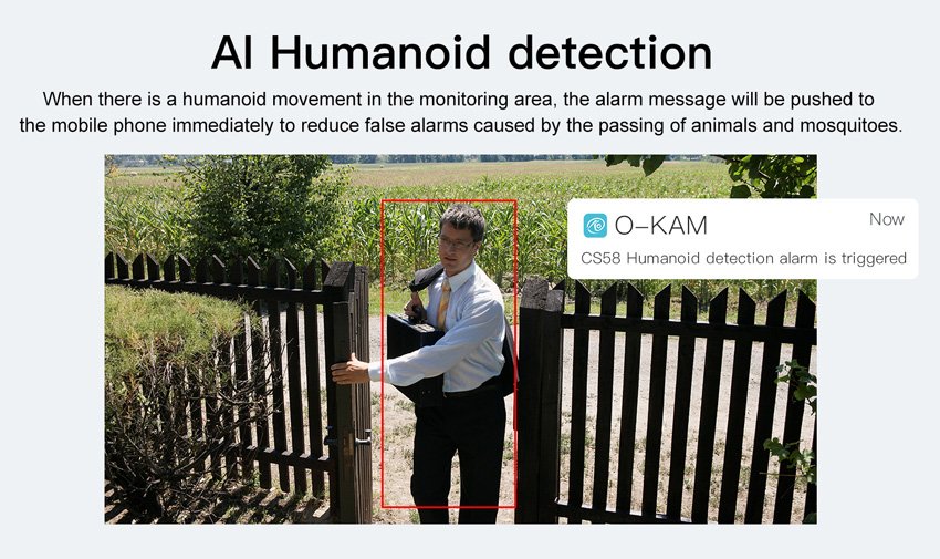 VSTARCAM smart IP κάμερα CS58, IP66, 3MP, WiFi, ανίχνευση καπνού - Image 7