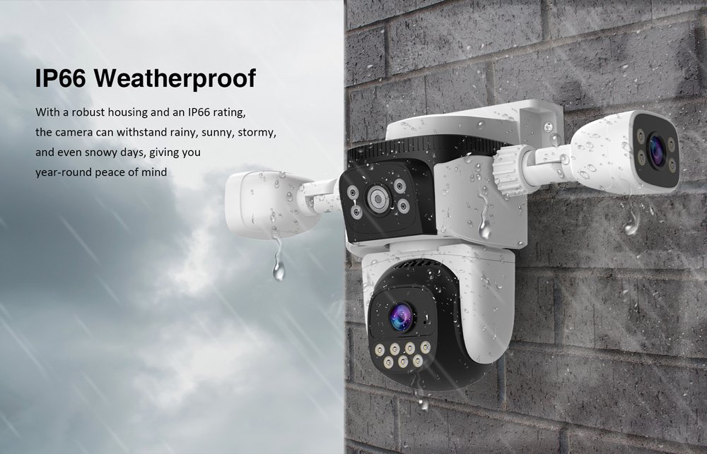 VSTARCAM smart κάμερα CS621SR, triple lens, 2MP, WiFi, SD, PTZ, IP66 - Image 6