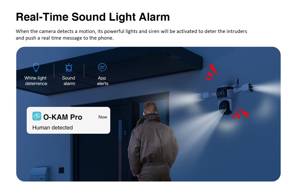 VSTARCAM smart κάμερα CS621SR, triple lens, 2MP, WiFi, SD, PTZ, IP66 - Image 7