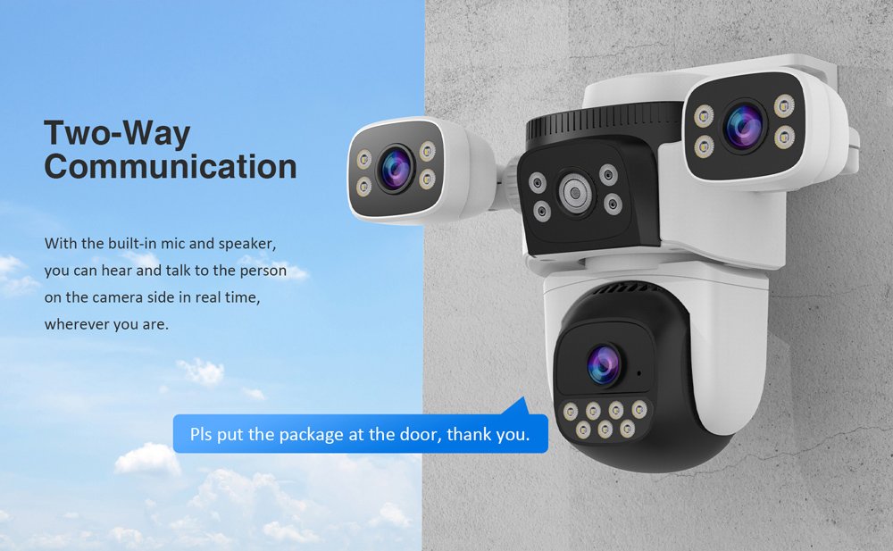 VSTARCAM smart κάμερα CS621SR, triple lens, 2MP, WiFi, SD, PTZ, IP66 - Image 9