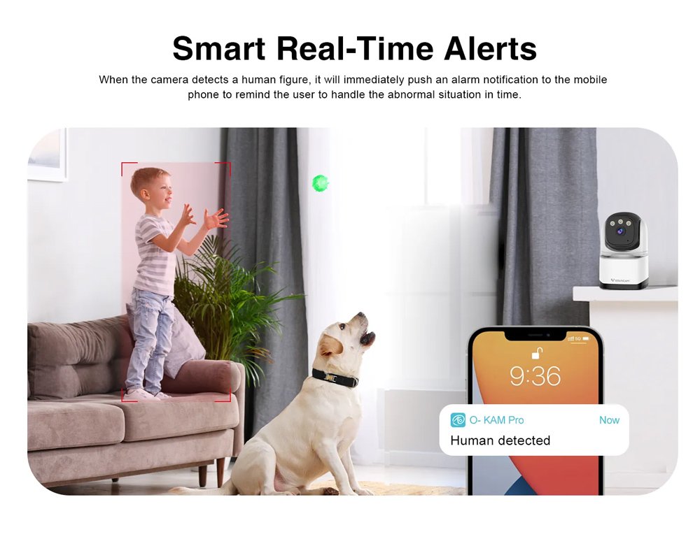 VSTARCAM smart κάμερα CS995, 3MP, WiFi, PTZ, SD - Image 3