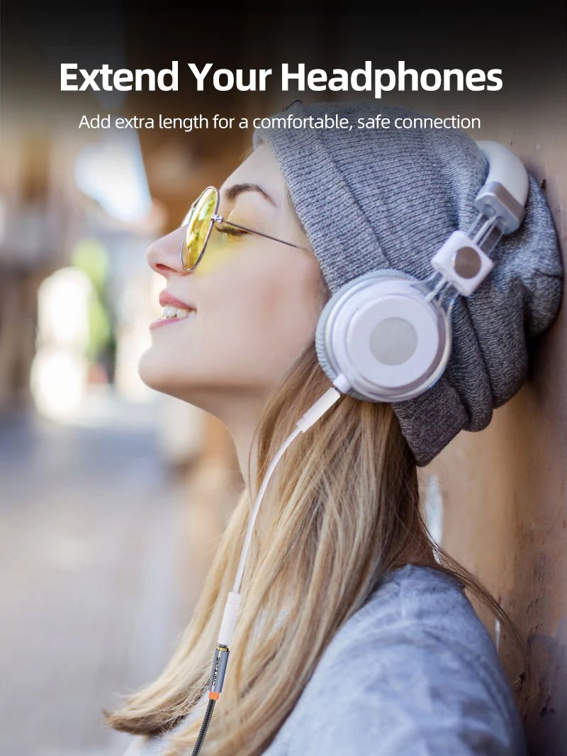 CABLETIME καλώδιο προέκτασης ήχου 3.5mm CT-AE35M, gold plated, 2m, μαύρο - Image 3