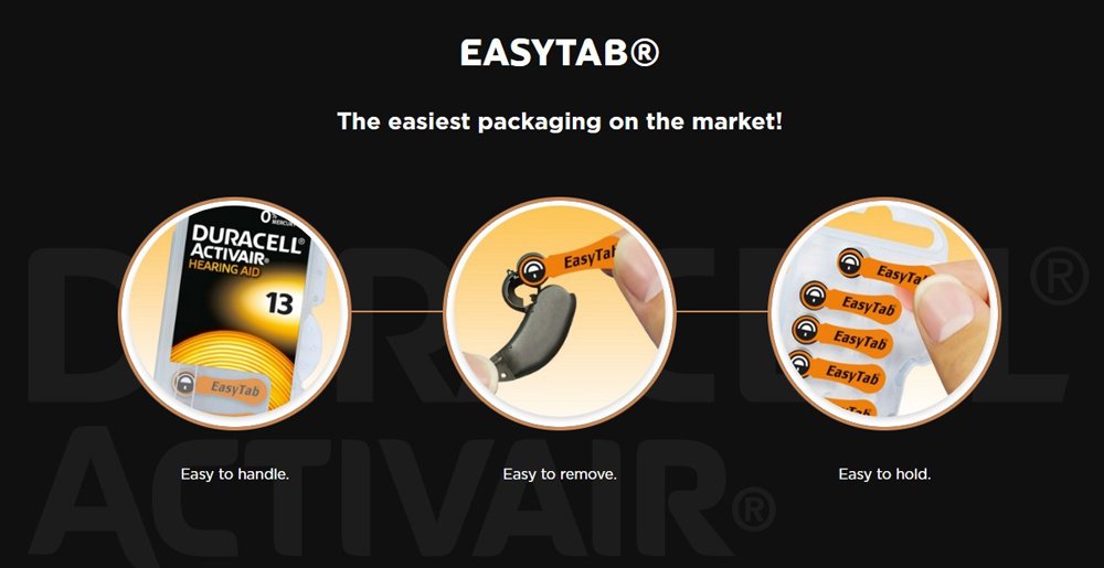 DURACELL μπαταρίες ακουστικών βαρηκοΐας Activair 675, 1.45V, 6τμχ - Image 2