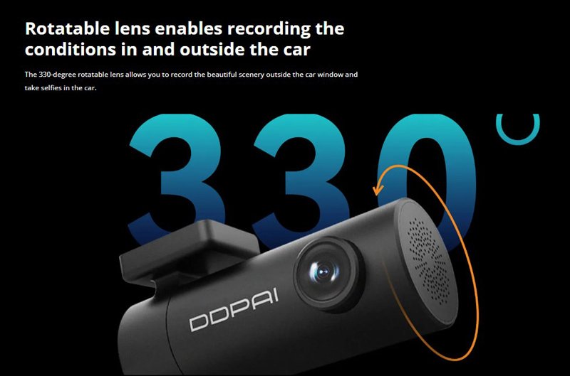 DDPAI smart κάμερα αυτοκινήτου MINI Pro, 1296p, WiFi - Image 6