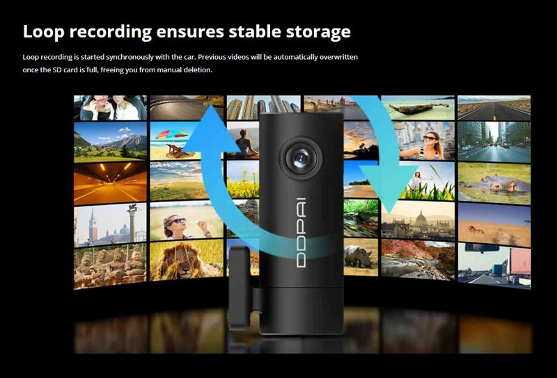 DDPAI smart κάμερα αυτοκινήτου MINI Pro, 1296p, WiFi - Image 8