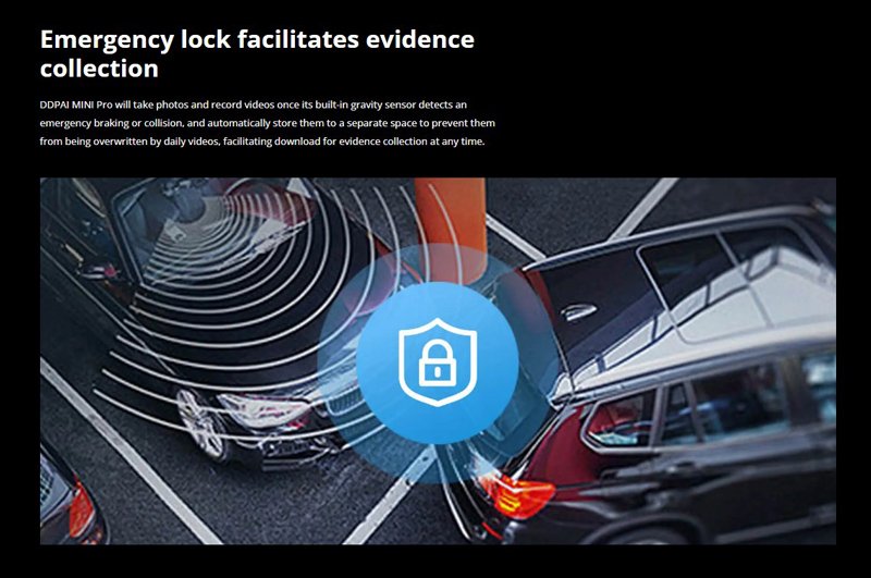 DDPAI smart κάμερα αυτοκινήτου MINI Pro, 1296p, WiFi - Image 9